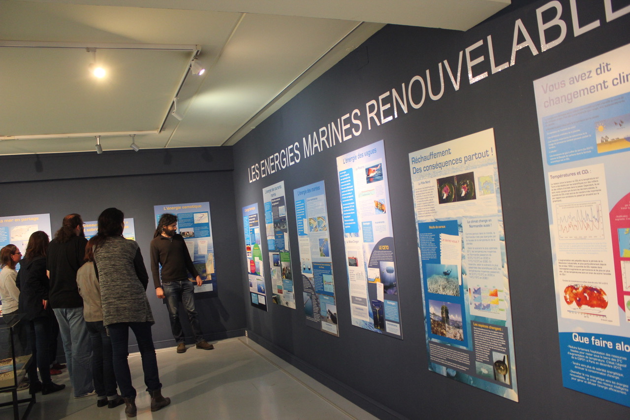 Exposition sur les énergies marines renouvelables à l'ESTRAN
